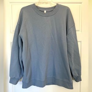Lululemon Perfectly Oversized Crew in Chambray Blue